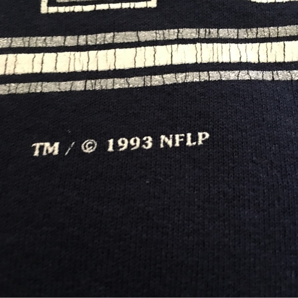 NUTMEG DALLAS COWBOYS 1993 VIntage Sweatshirt (Upcycled) RARE NUTMEG LABEL - Picture 3 of 11